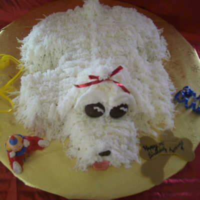 3D Puppy Cake