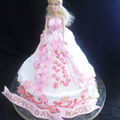 Barbie Doll Cake