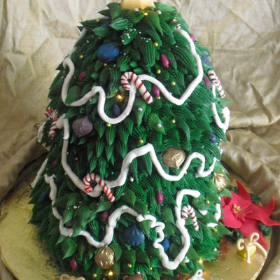 3D Christmas Tree With Real Lights