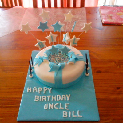 Exploding Stars Cake!