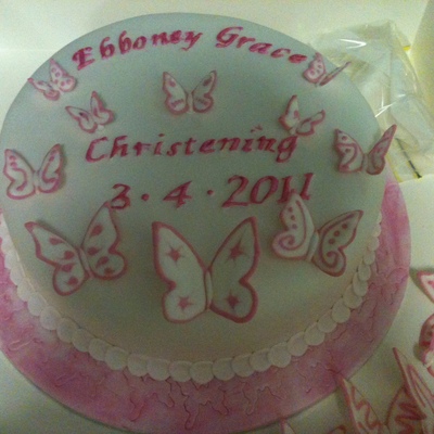 Royal Icing Butterfly Cake