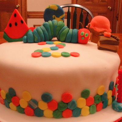 Very Hungry Caterpillar Cake