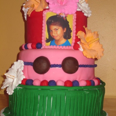 Hawaiian Luau Cake