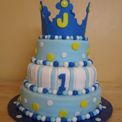 1St Prince Birthday Cake