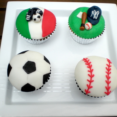 Sports Cupcakes