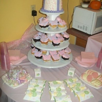 Baby Shower Cupcake Tree