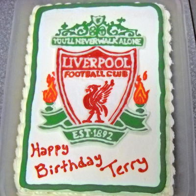 Liverpool Football Cake