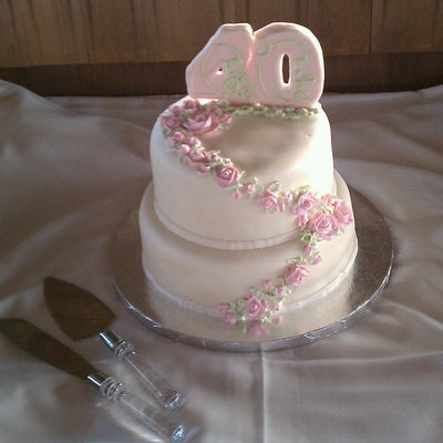 40Th Anniversary Cake