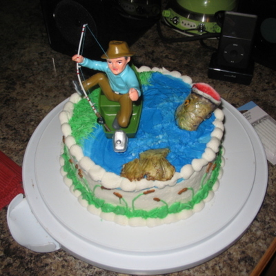 Big Mouth Bass Cake