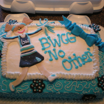 Cheerleader Cake