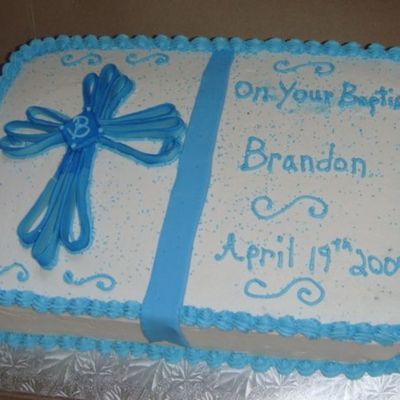 Baptism Cake