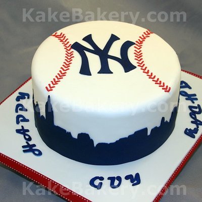 New York Yankees Birthday Cake