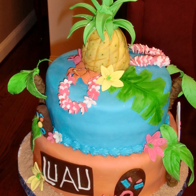Luau Cake