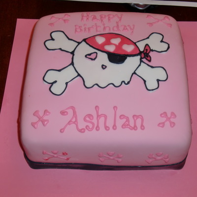Pink Pirate Cake