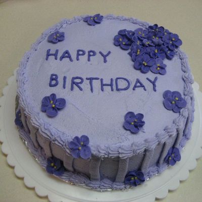 Purple Flower Birthday