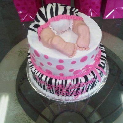 1St Baby Butt Cake