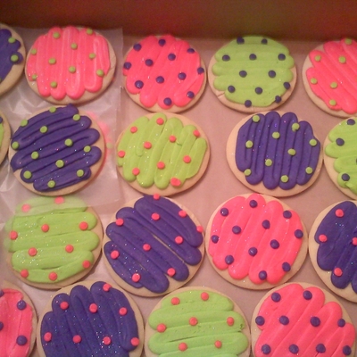Polka Dot Sugar Cookies