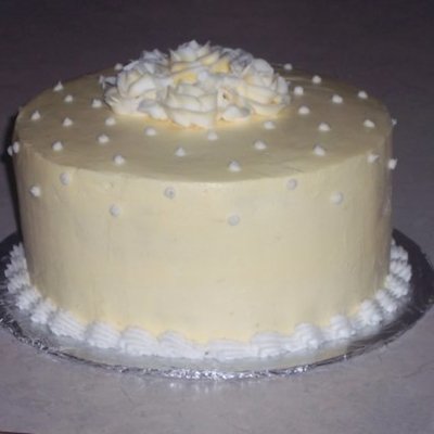 Yellow Bridal Shower Cake