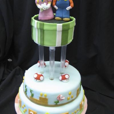 Mario Wedding Cake
