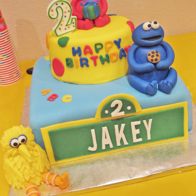 Sesame Street Birthday Cake