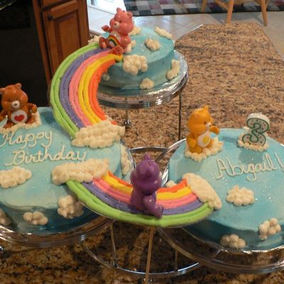 Care Bear Birthday Cake