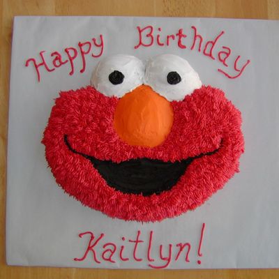 Elmo Birthday Cake