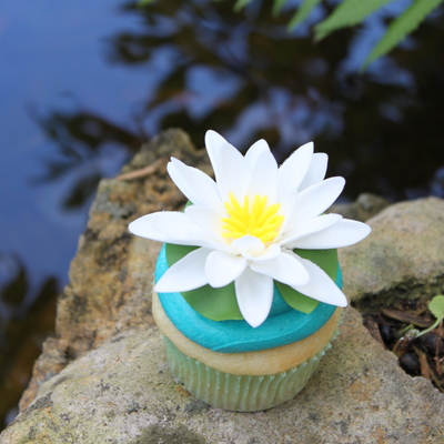 Water Lilly Cupcake
