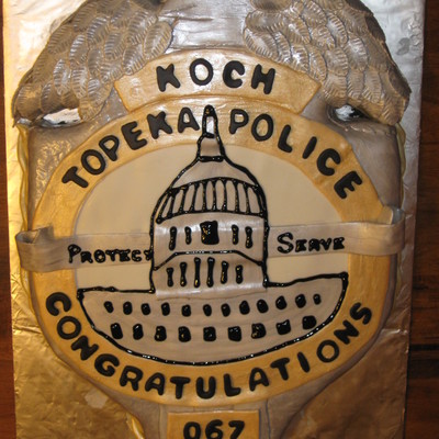 Police Academy Graduation Cake