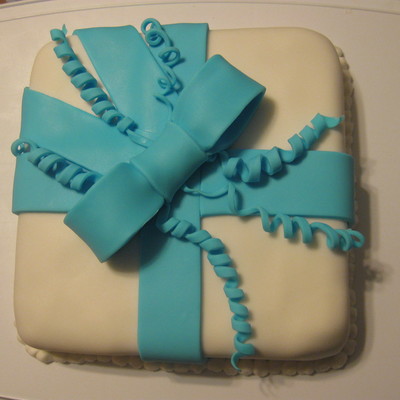 Bow Fondant Cake