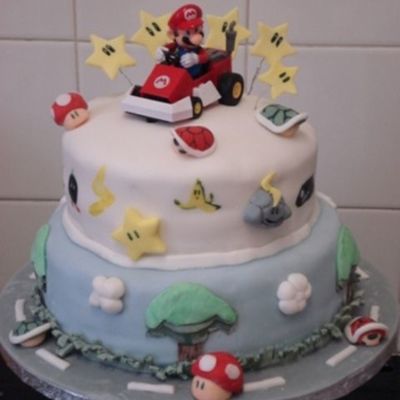 Mario Kart Birthday Cake