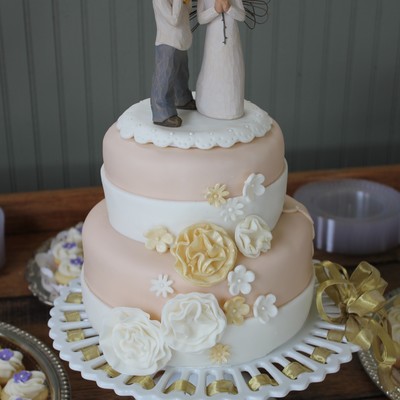 Willow Tree Wedding Cake