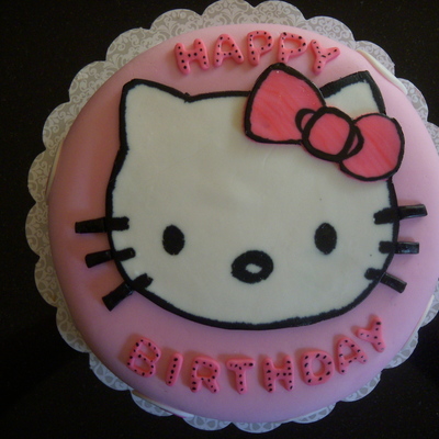 Hello Kitty Birthday Cake