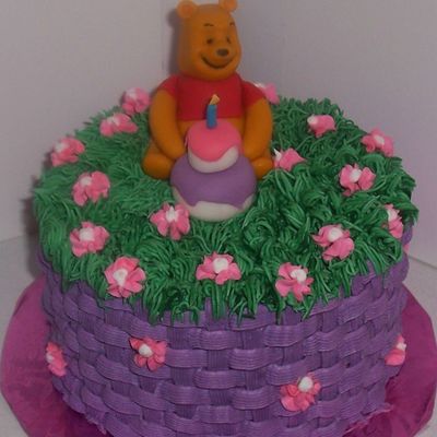 Pooh Smash Cake