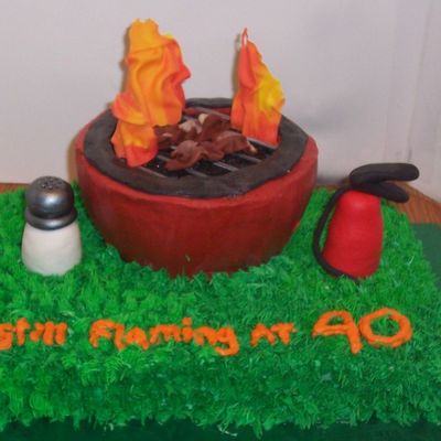 Bbq Grill Cake