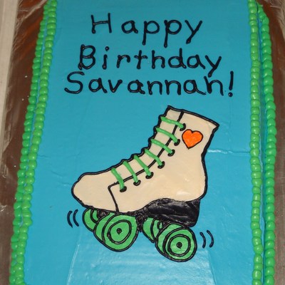 Roller Skate Cake