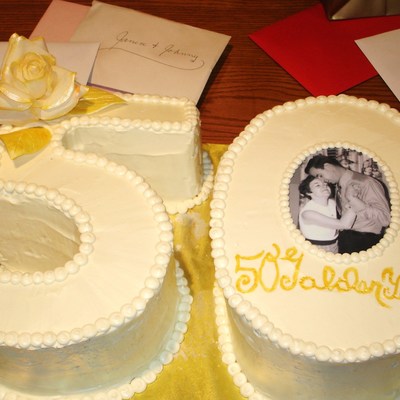 50Th Anniversary Cake