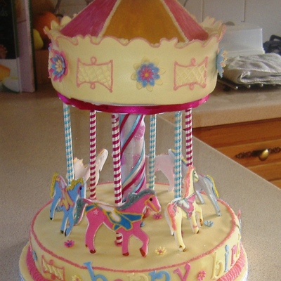 Carousel Birthday Cake