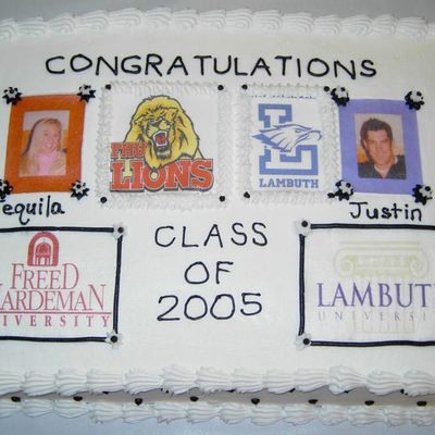 Graduation Cake - Edible Images