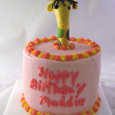 Giraffe Smash Cake