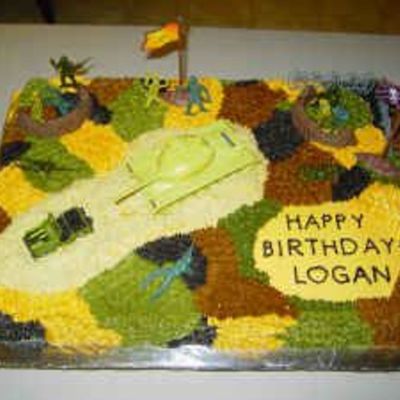 Camouflage Cake