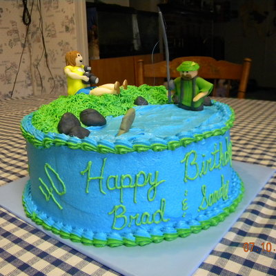 Fly Fishing Cake