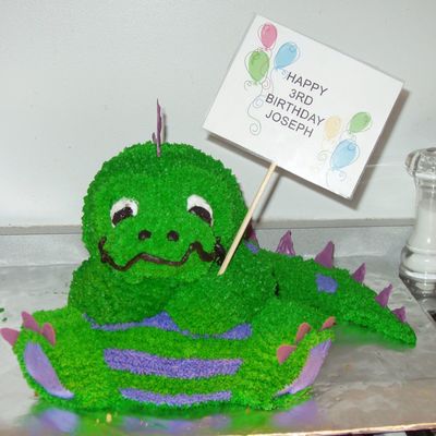 Dinosaur Birthday Cake For Joseph