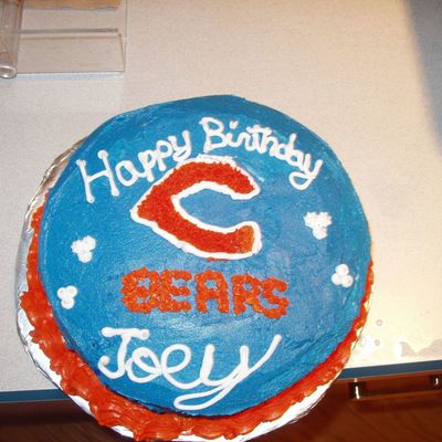 Chicago Bears Birthday Cake
