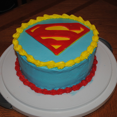 Superman Cake