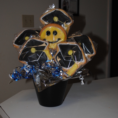 Gradulation Cookie Bouquet