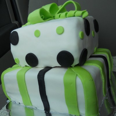 Lime Green Wedding Cake