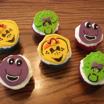 Barney And Friends Cupcakes