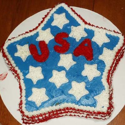 Usa Star Cake