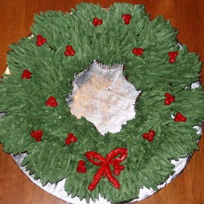 Cupcake Cake Wreath