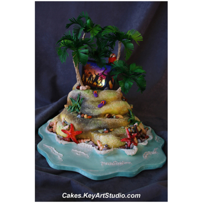 Tropical Island Party Cake